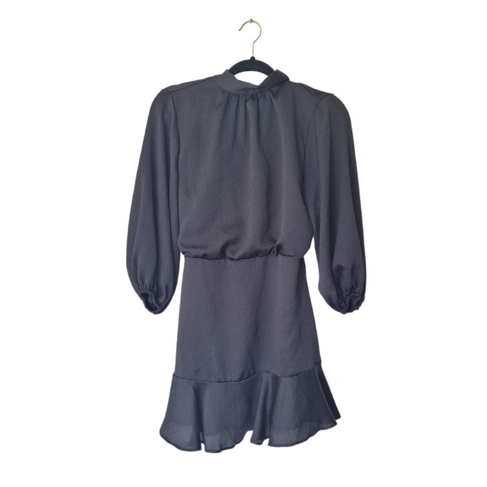 Vici Black Croc Texture Dress